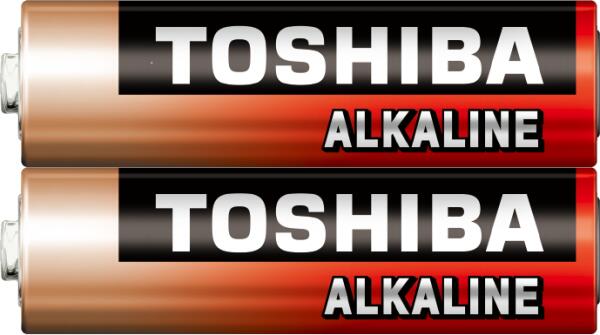 Pile Toshiba LR06 (AA) Alcaline 1,5V - Lot de 2 Longue Durée