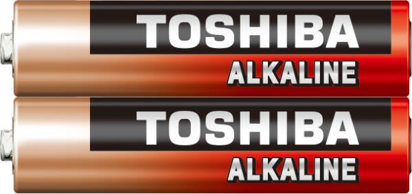 Pile Toshiba LR03 (AAA) Alcaline 1,5V - Lot de 2 Longue Durée