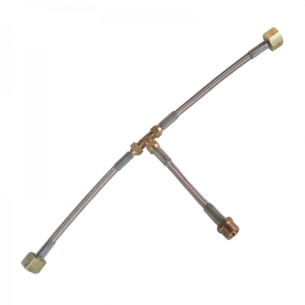 Adaptateur Doubleur de Bouteille de Gaz pour Générateur de Flamme