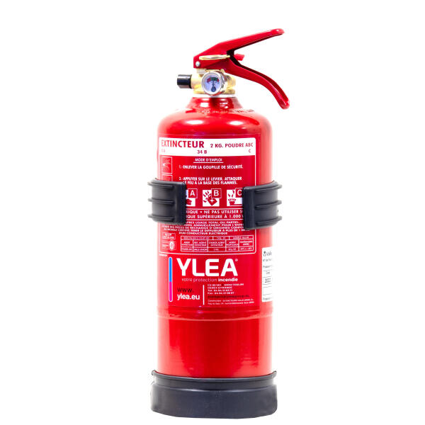 Extincteur Voiture 2kg : Compact, Efficace, Normé - Support Inclus