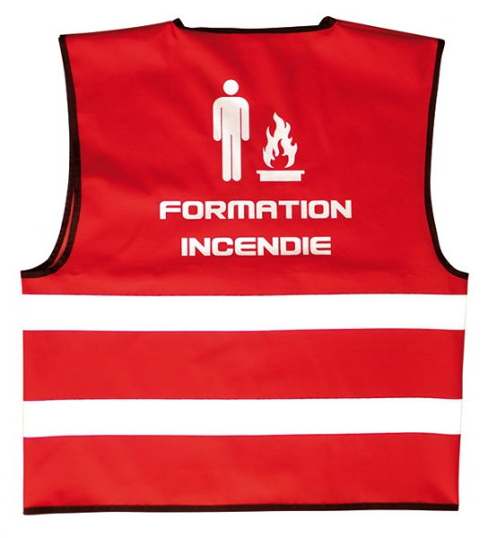 Gilet de Formation Incendie Pas Cher pour Formateur
