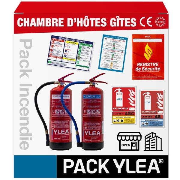 Pack Extincteur pour Chambres D Hôtes et Gites Au Meilleur Prix