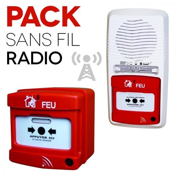 Alarme Incendie Type 4 Radio Pack START