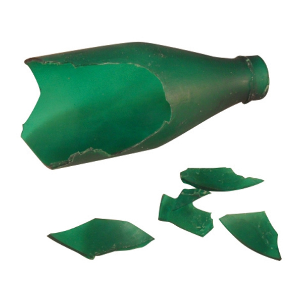 Fausse Bouteille Cassée avec Tessons de Bouteilles Au Meilleur Prix