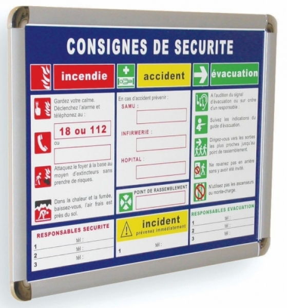 Cadre pour Consigne de Sécurité