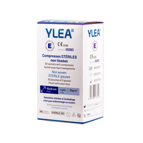 Compresses Stériles Non Tissées 10x10 Cm