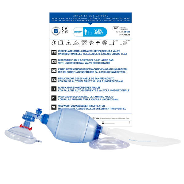 BAVU Insufflateur à Usage Unique Taille Adulte