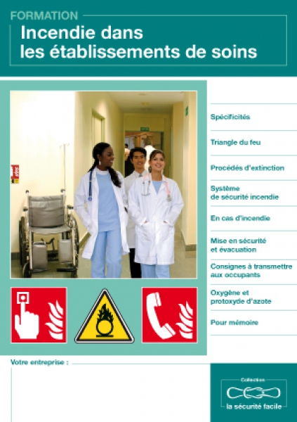 Livret de Formation L'incendie Dans les établissements de Soins