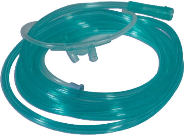 Lunette à Oxygène Adulte avec Tubulure de 2m - Lot de 50 ou à L'unité