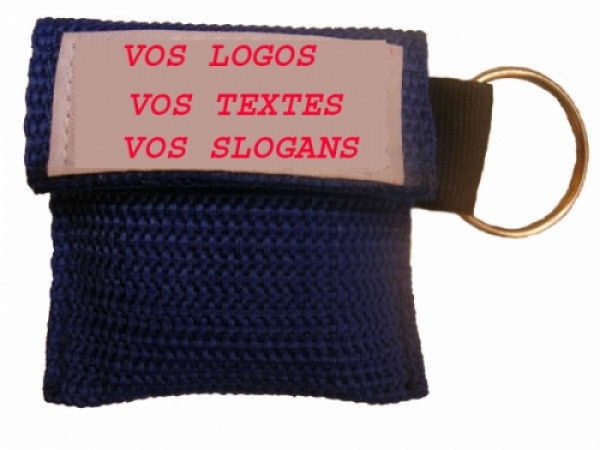 Porte Clés Masque Bouche à Bouche Personnalisé