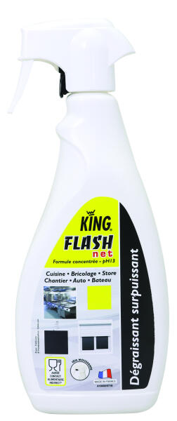 FLASH'NET Dégraissant Surpuissant Inox 750 Ml -YLEA