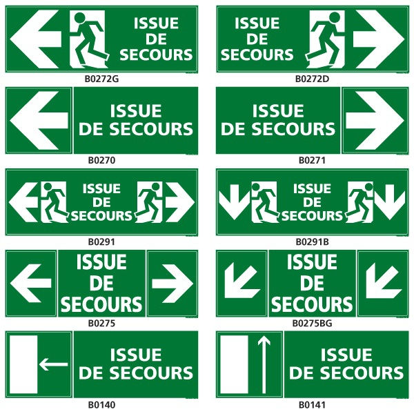 Panneau Issue de Secours