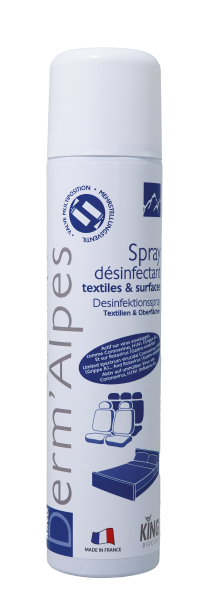 Spray Désinfectant Textiles et Surfaces 300 Ml Virucide & Bactéricide
