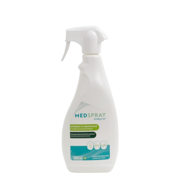 MEDSPRAY 750 Ml - Spray Désinfectant Surfaces & DM