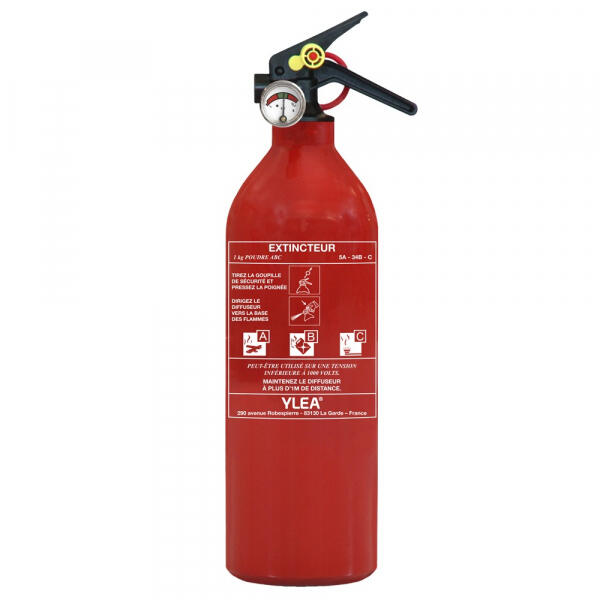 Extincteur à Poudre Abc 1kg Pression Permanente Au Meilleur Prix
