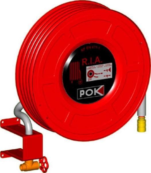 Robinet Incendie Armé Pivotant Diamètre DN 33 20 et 30 Mètres