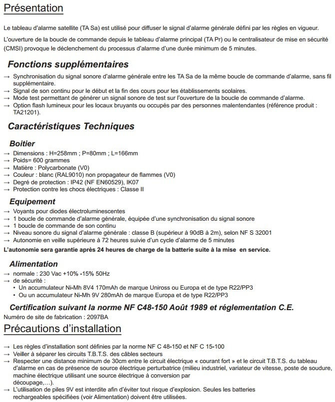 alarme-incendie-type-2b-zones-fiche-technique alarme-incendie-type-2b-zones-fiche-technique