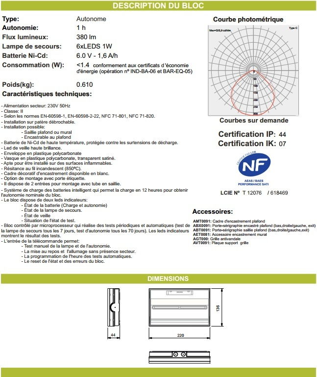 baes-ambiance-anti-panique-sati-leds-toledo-fiche-technique